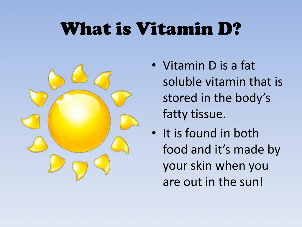 what is vitamin d