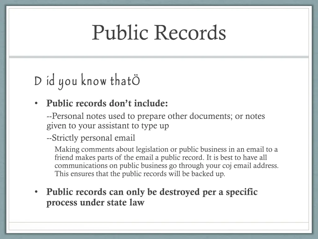 public records 2