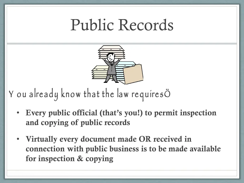 public records