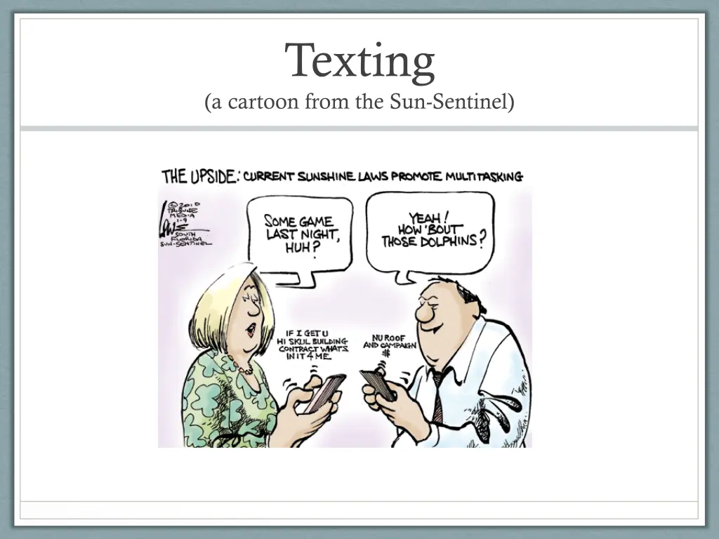 texting