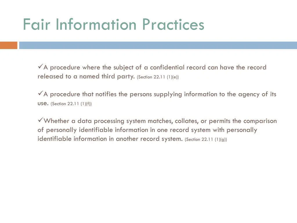 fair information practices 1