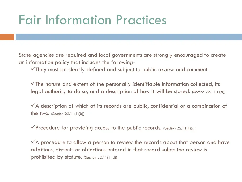 fair information practices