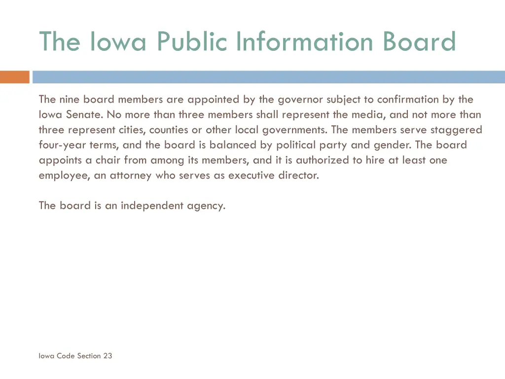 the iowa public information board 1