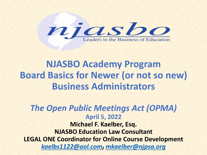 njasbo academy program board basics for newer