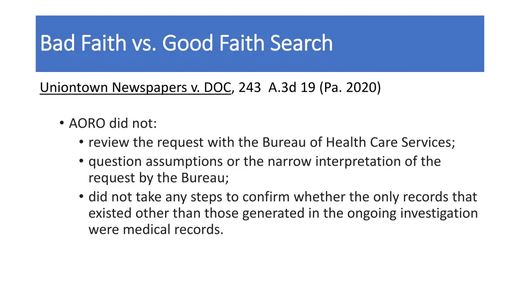 bad faith vs good faith search bad faith vs good 1