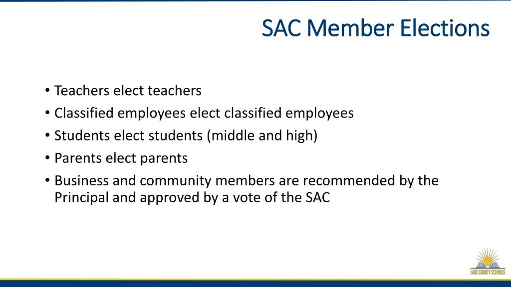 sac member elections sac member elections