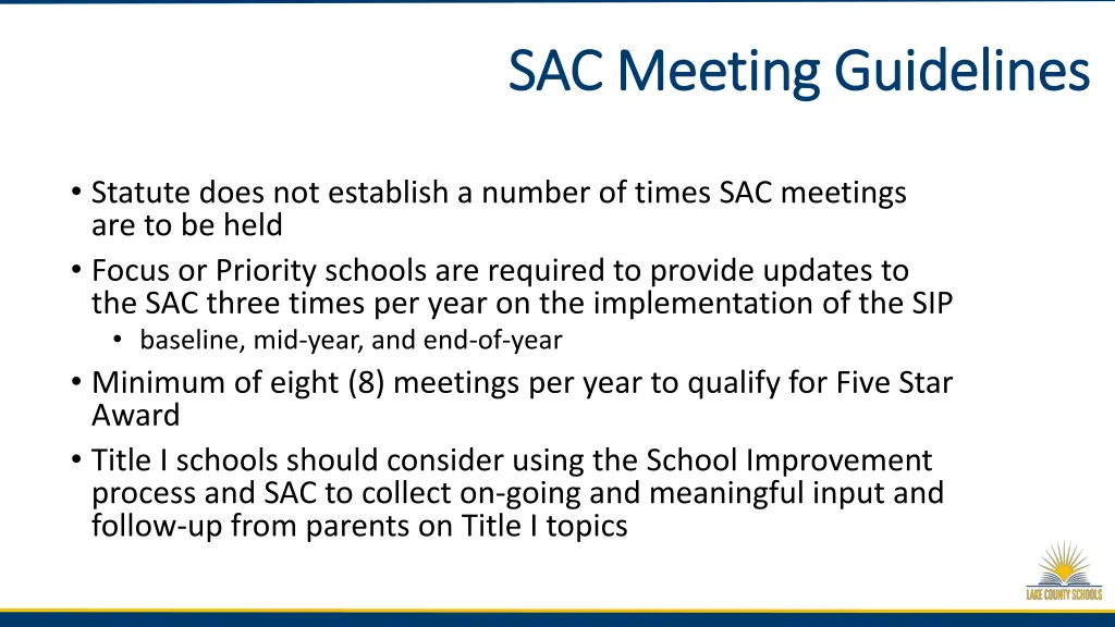 sac sac meeting guidelines meeting guidelines