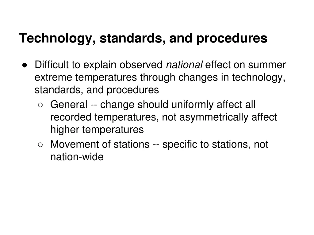 technology standards and procedures