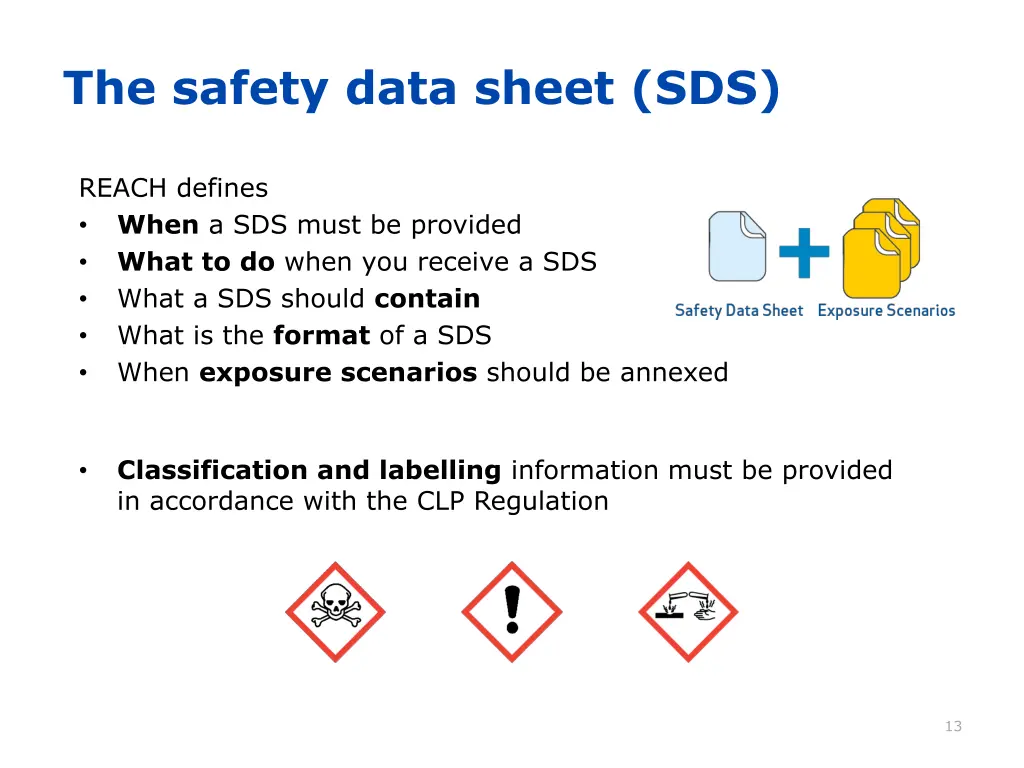 the safety data sheet sds