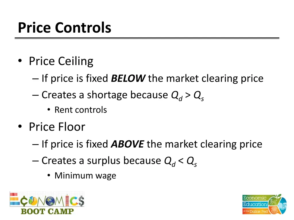 price controls