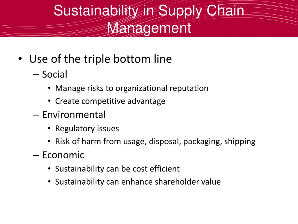 sustainability in supply chain management 1