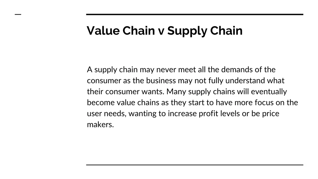 value chain v supply chain 1