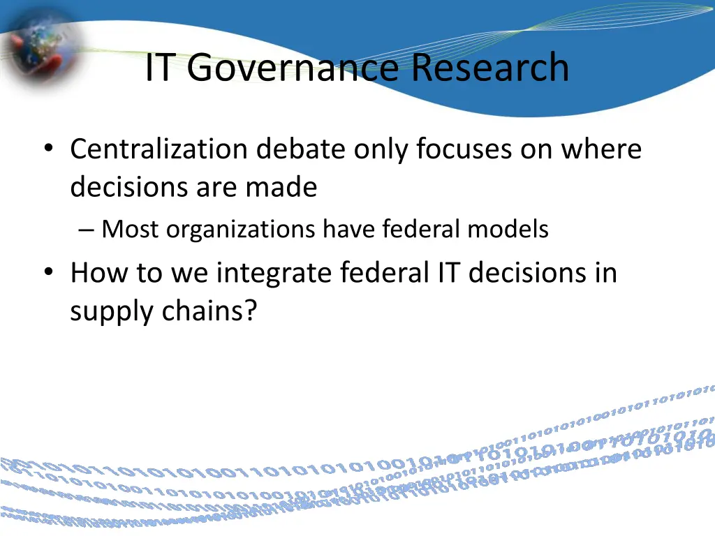 it governance research