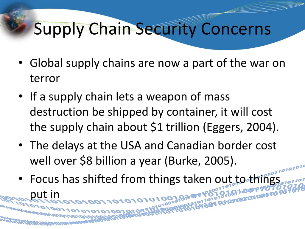 supply chain security concerns