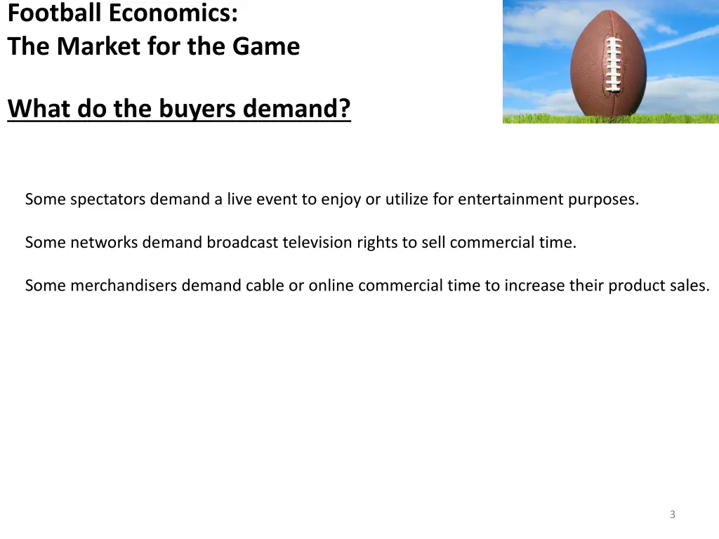 football economics the market for the game 2