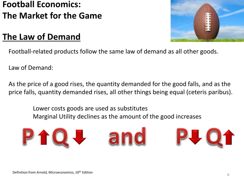 football economics the market for the game 5