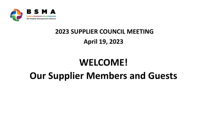 2023 supplier council meeting april 19 2023