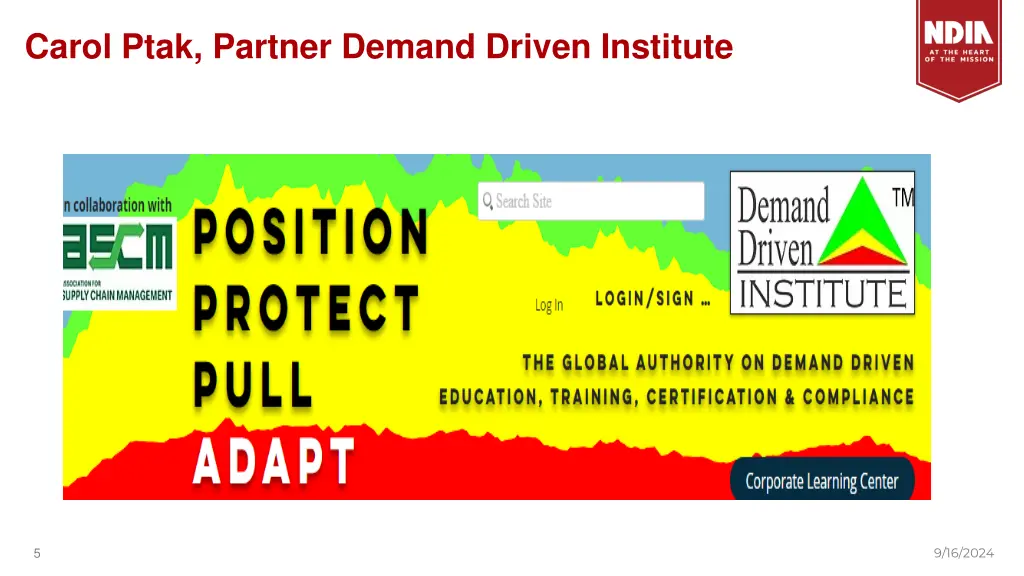 carol ptak partner demand driven institute