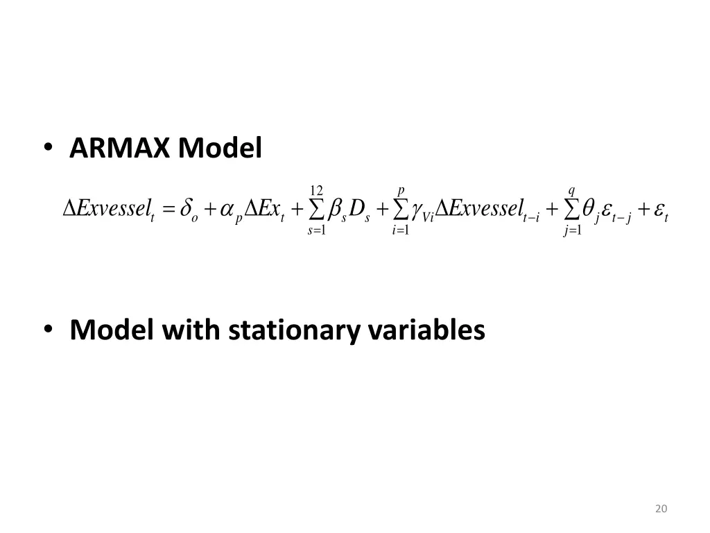 armax model