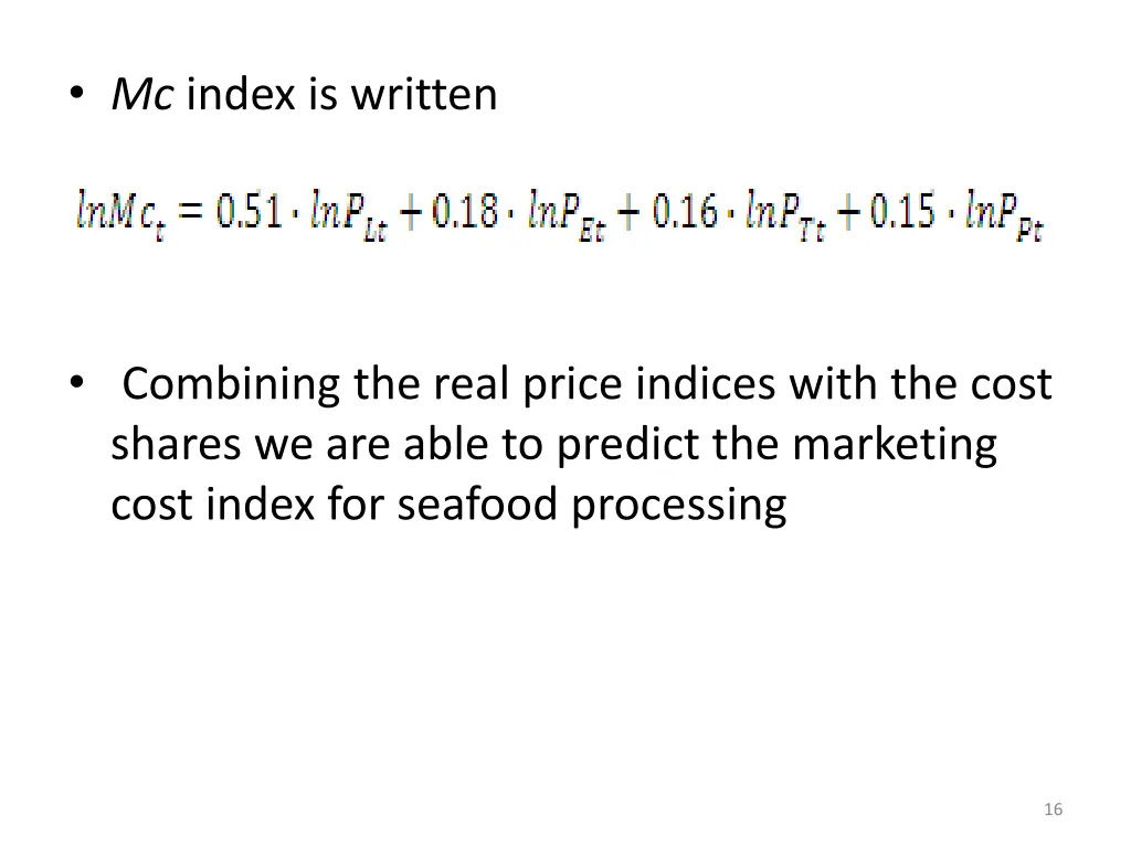 mc index is written