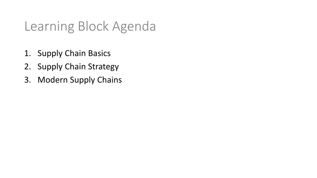 learning block agenda