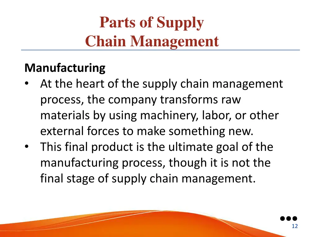 parts of supply chain management 2