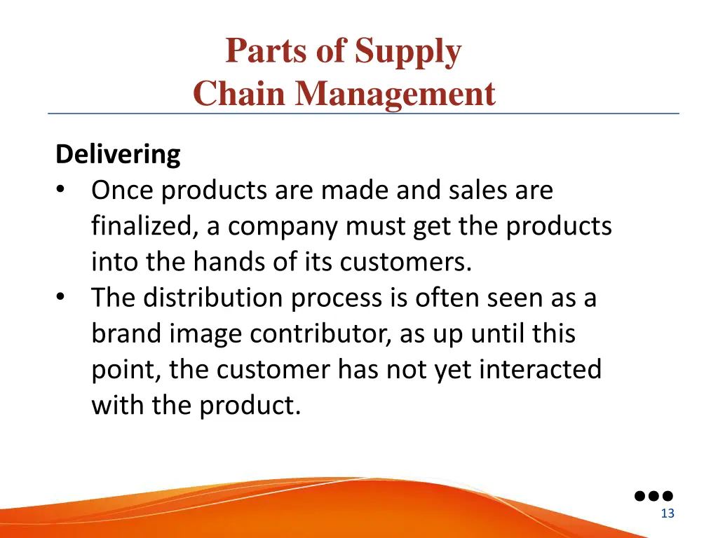 parts of supply chain management 3