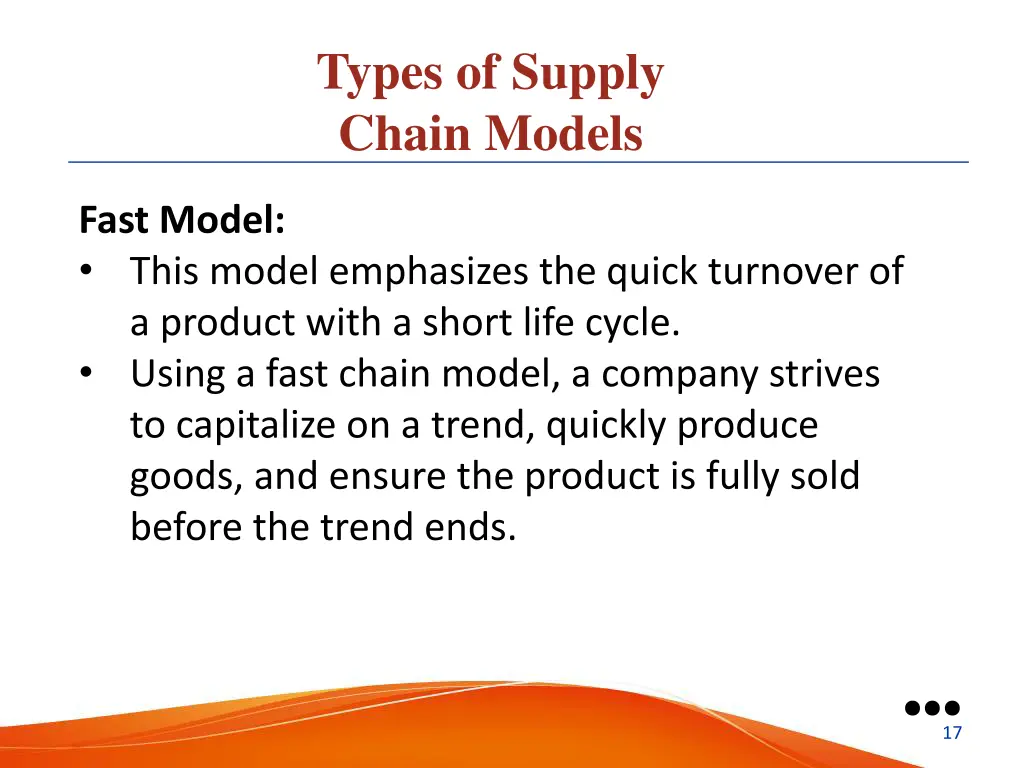 types of supply chain models 2