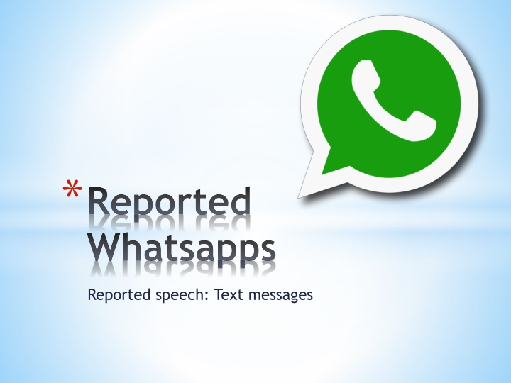 reported whatsapps