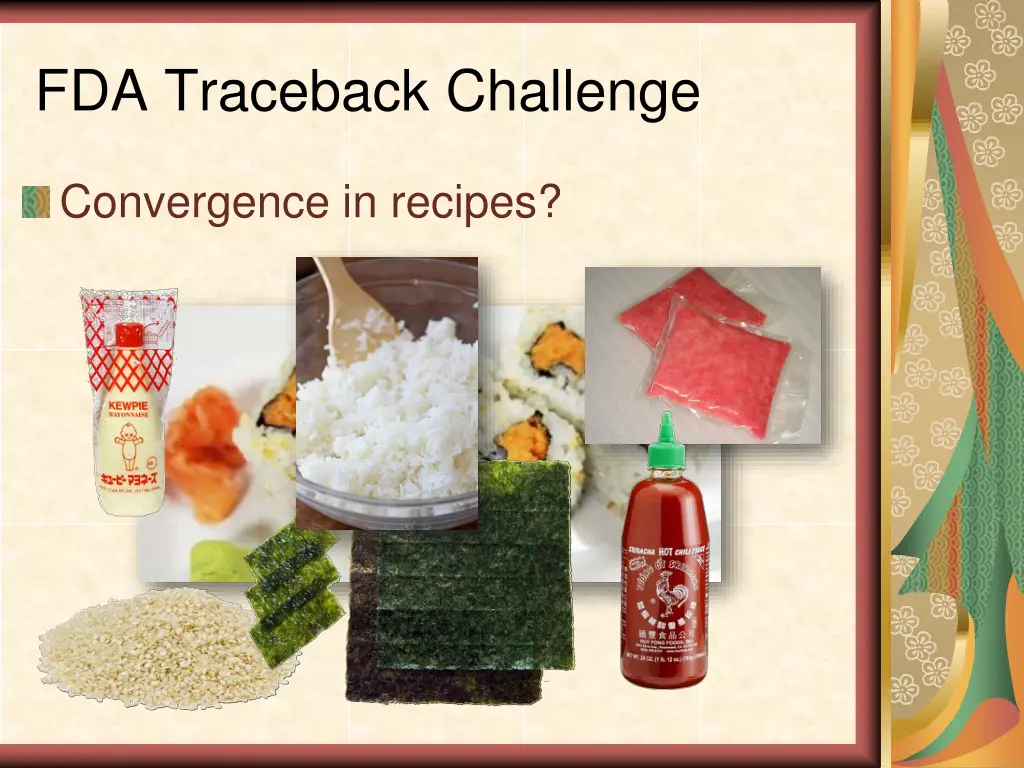 fda traceback challenge