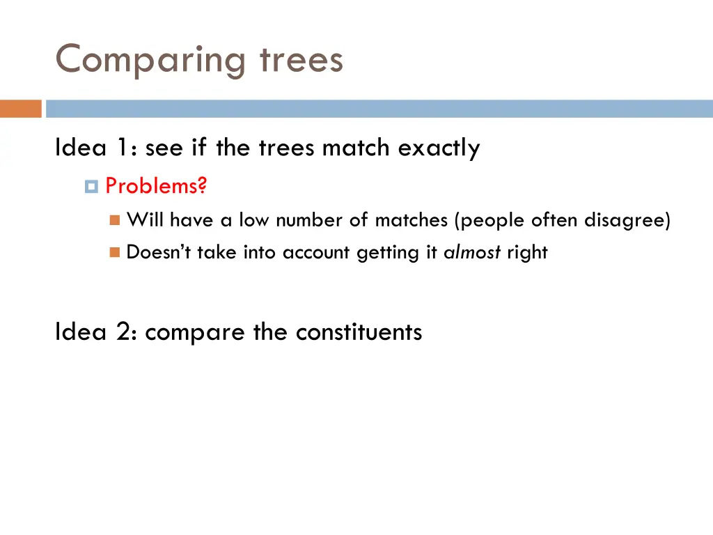 comparing trees 1