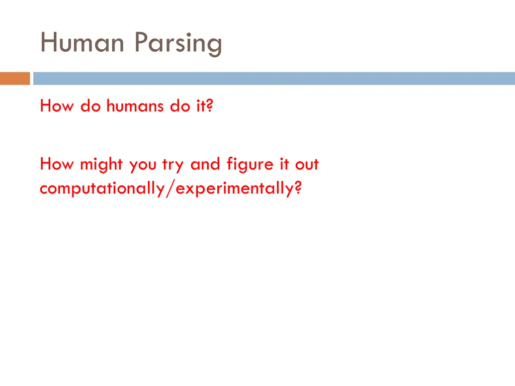 human parsing