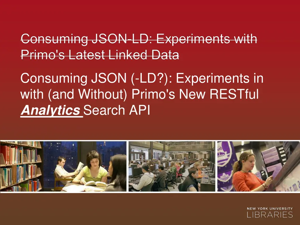 consuming json ld experiments in with and without