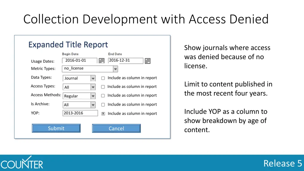 collection development with access denied