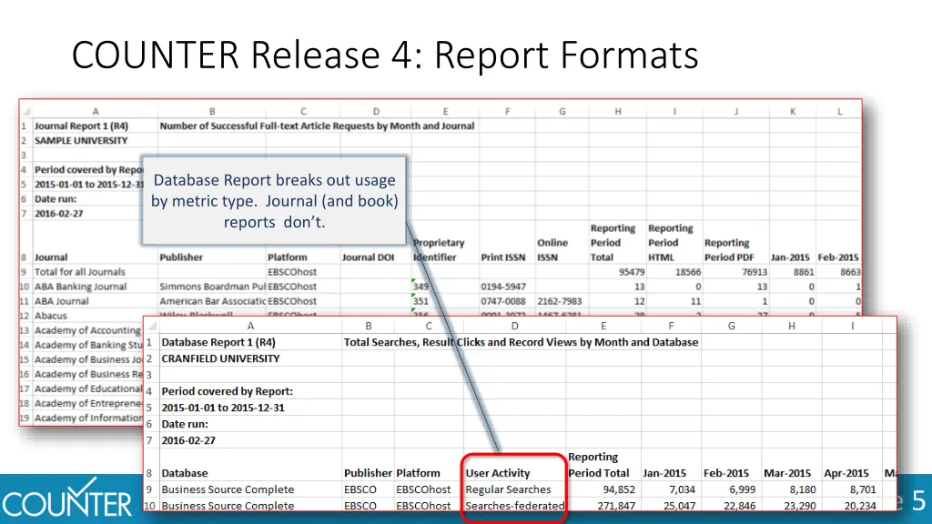 counter release 4 report formats 1