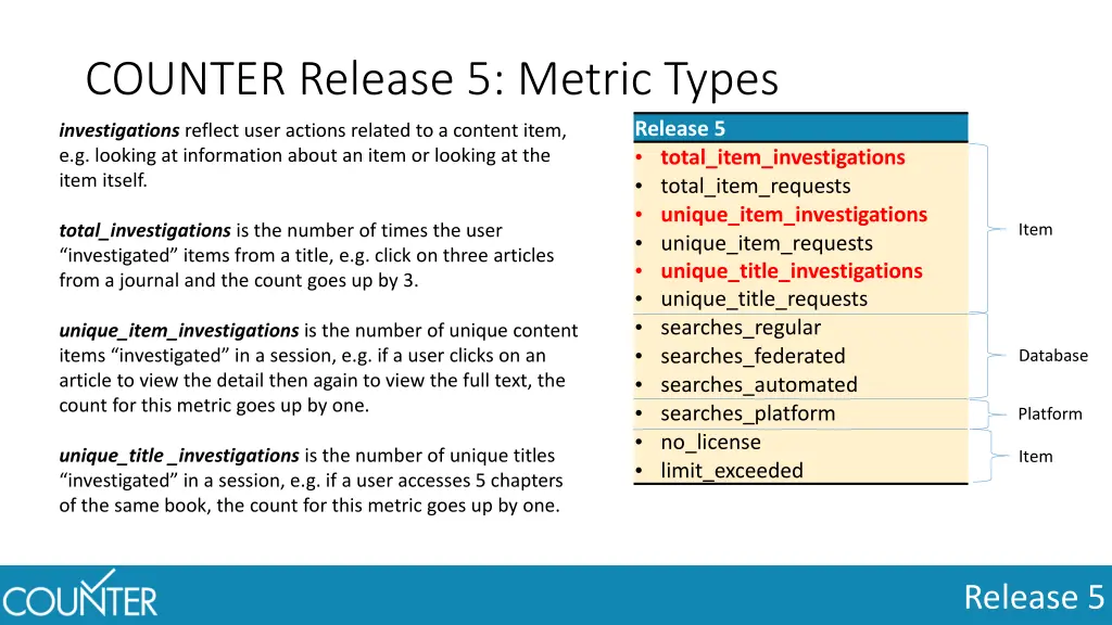 counter release 5 metric types