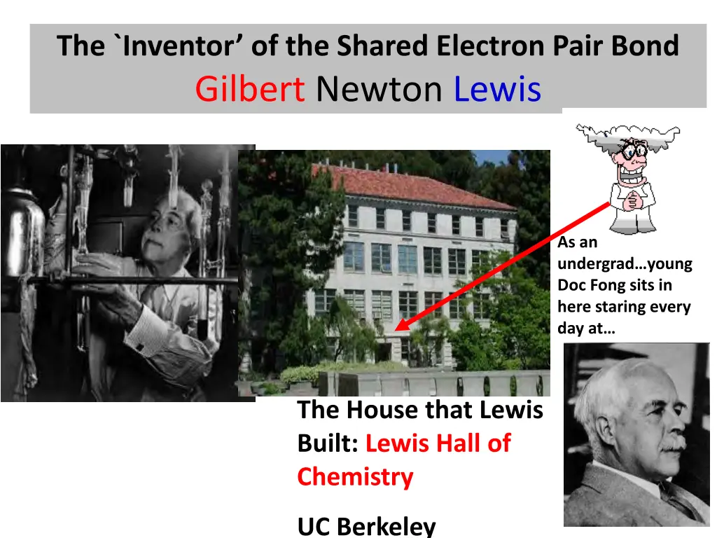 the inventor of the shared electron pair bond