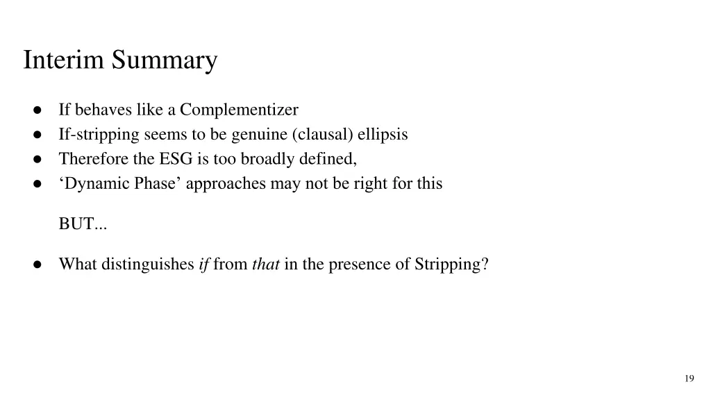 interim summary 1