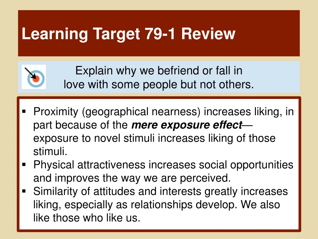 learning target 79 1 review