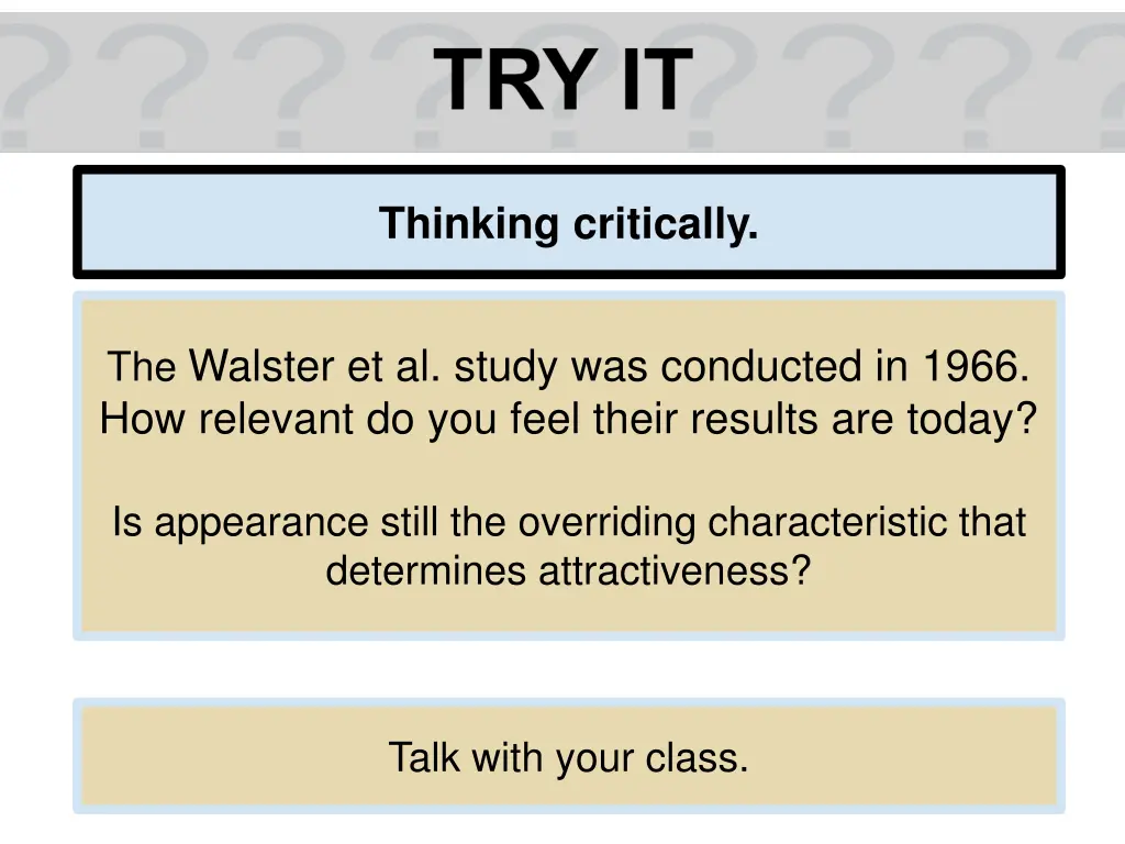 thinking critically