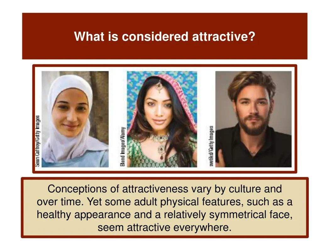 what is considered attractive