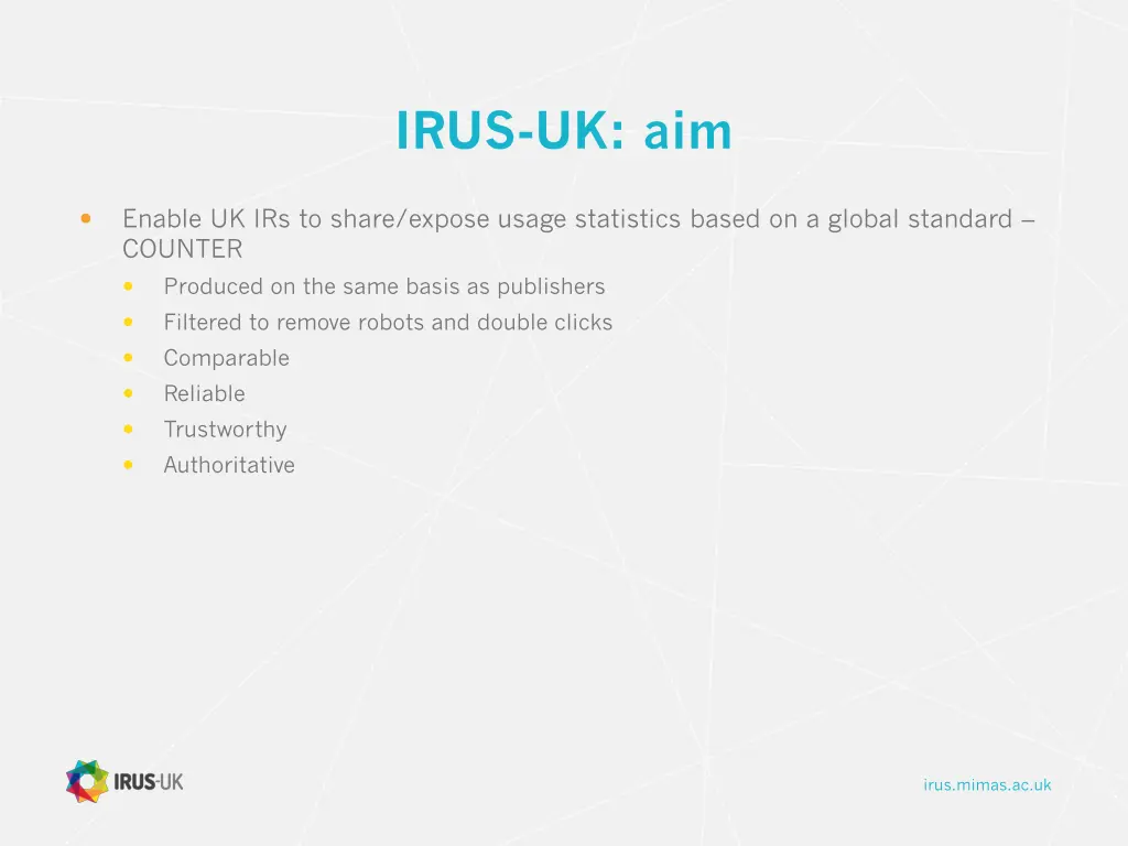 irus uk aim