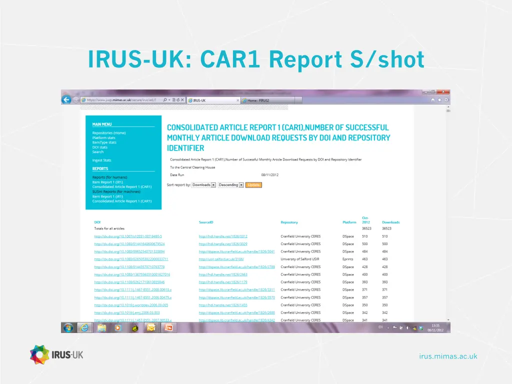 irus uk car1 report s shot