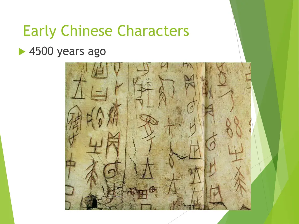 early chinese characters