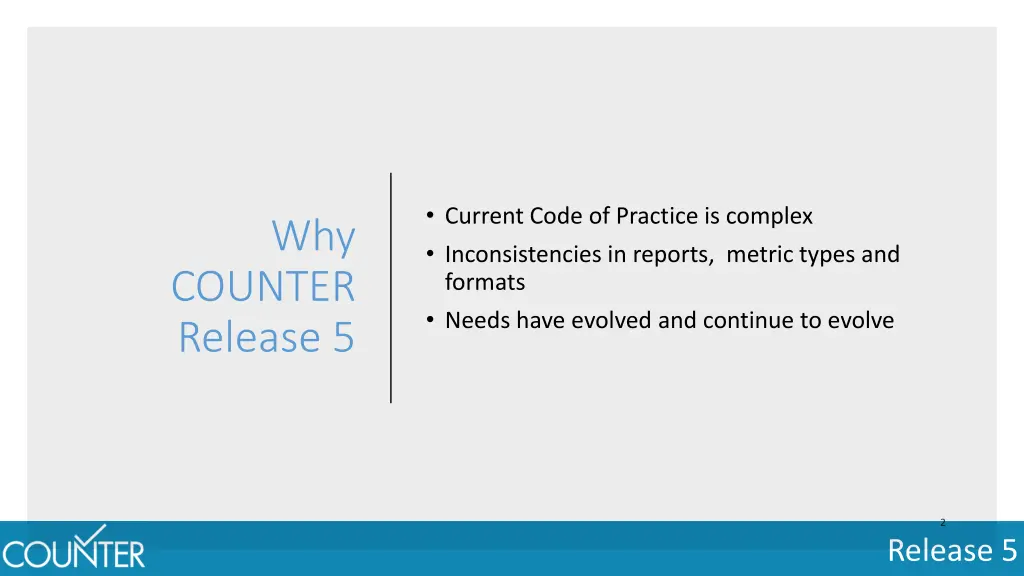 current code of practice is complex