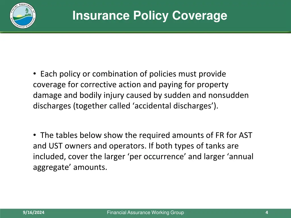 insurance policy coverage