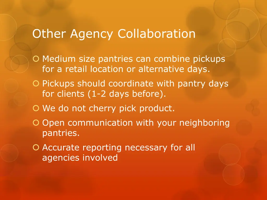 other agency collaboration