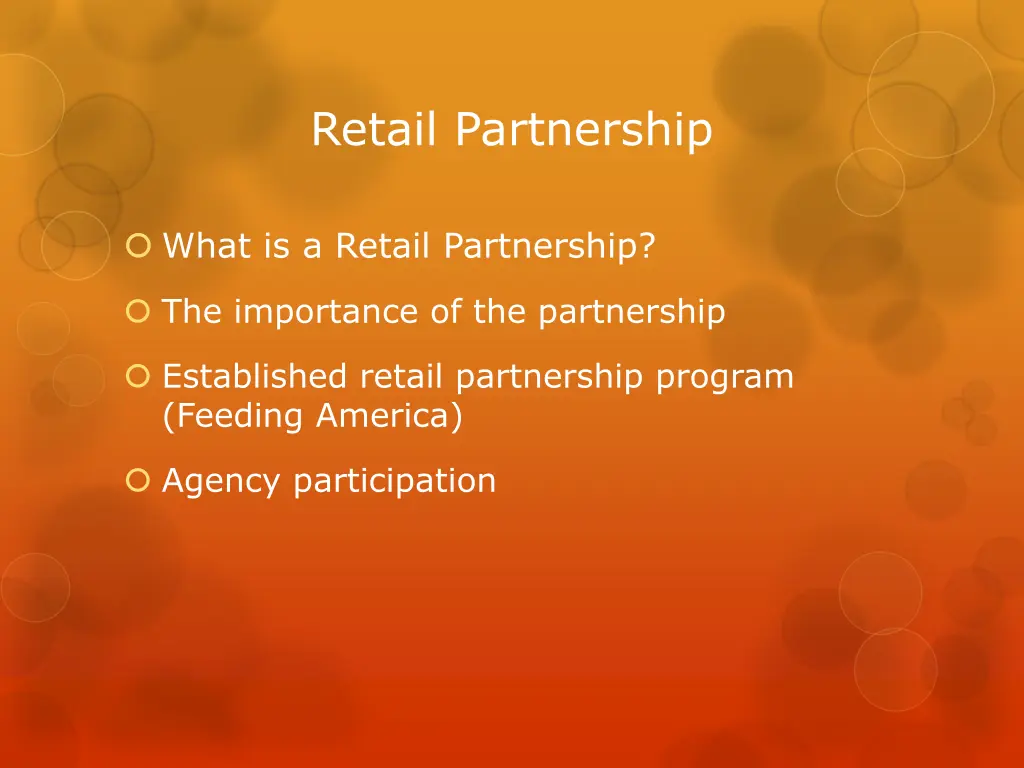 retail partnership