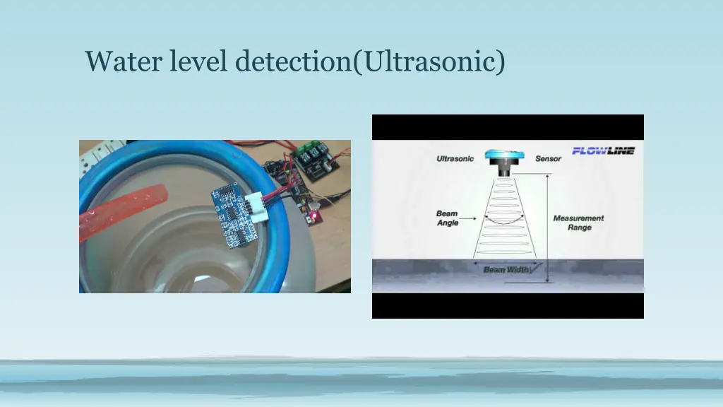 water level detection ultrasonic