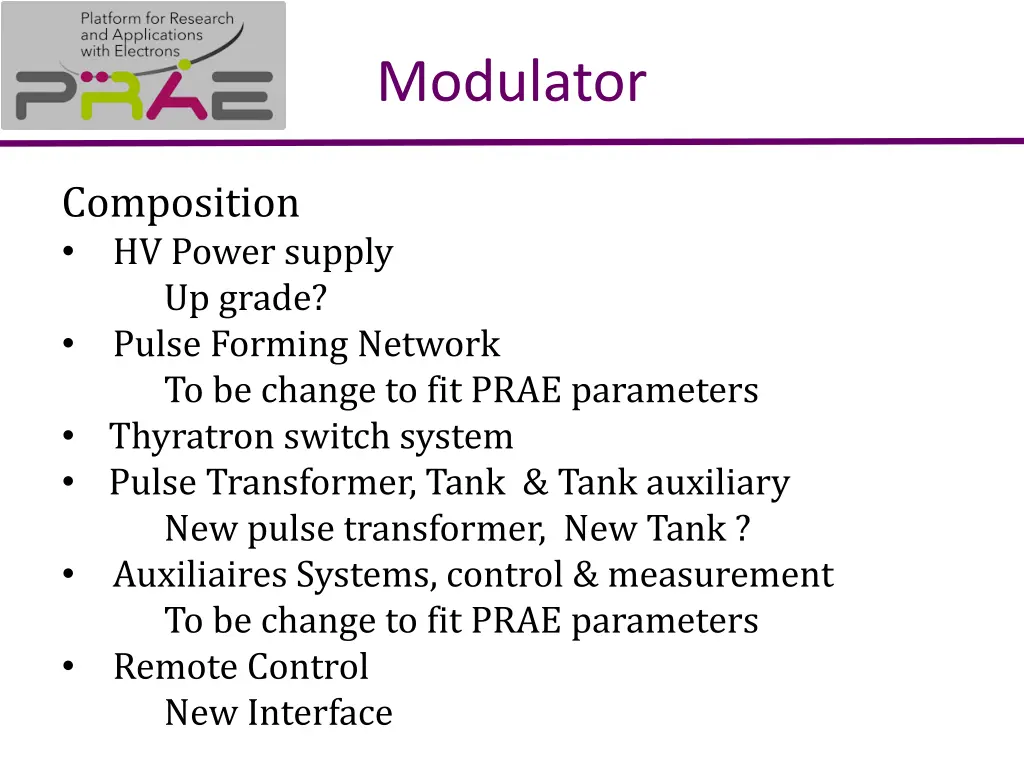 modulator